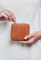 O My Bag - Sonny Square Wallet Cognac - UNNA S