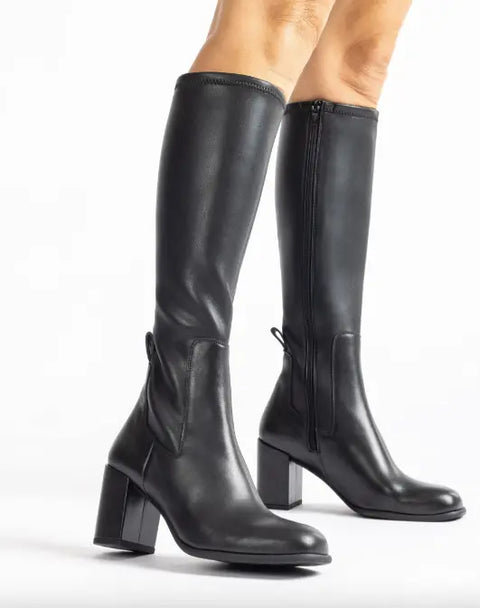 Unisa - Luna Heeled Boot Black - UNNA S