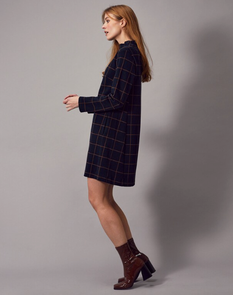 Jumperfabriken - Bernadette Check Dress Navy