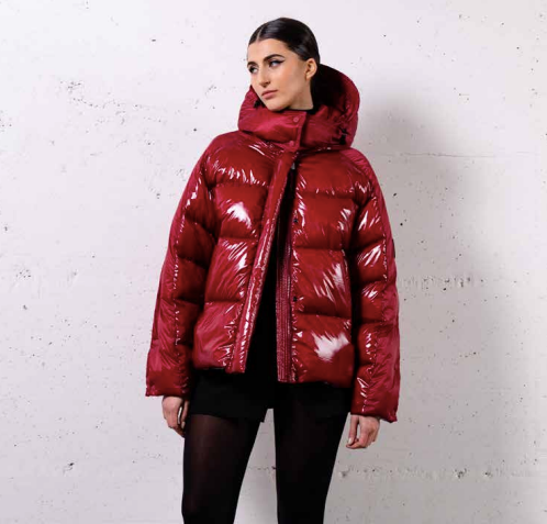 Montereggi - Glossy Puffer Jacket Red