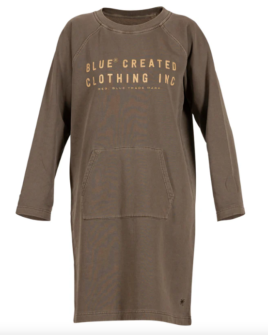 Blue Sportswear - Catarina Sweat Dress Dusty Brown