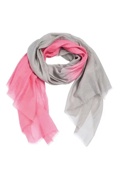 Bitte Kai Rand - Scarf Grey/Pink - UNNA S