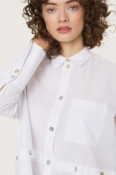 Bitte Kai Rand - Cotton Shirt With Buttons White