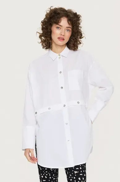 Bitte Kai Rand - Cotton Shirt With Buttons White - UNNA S