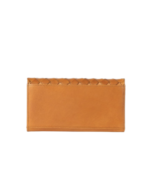 O My Bag - Pau's Pouch Cognac Woven Classic Leather