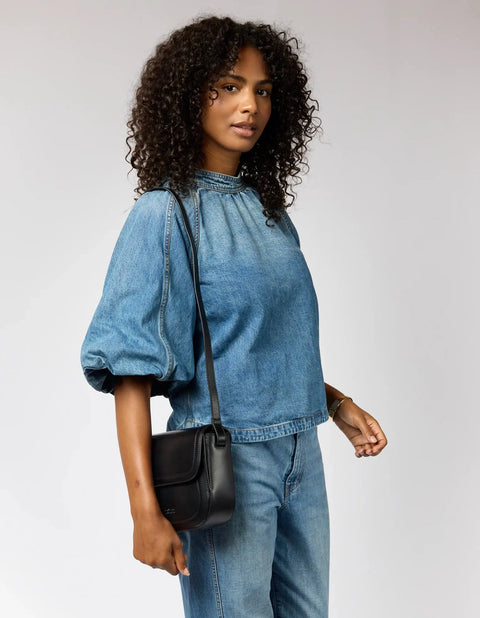O My Bag - Nina Classic Leather Black UNNA S