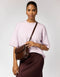 O My Bag Amsterdam - Nina Croco Print Leather Chocolate - UNNA S