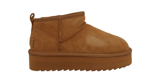 Colors Of California - Bea Platform Winter Boot Camel - UNNA S