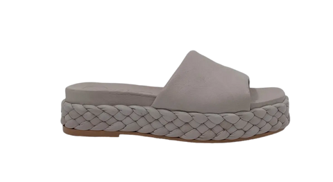 Unisa - Sandal With Plaited Block Heel Clay - UNNA S