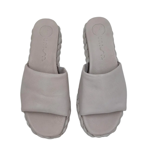 Unisa - Sandal With Plaited Block Heel Clay - UNNA S