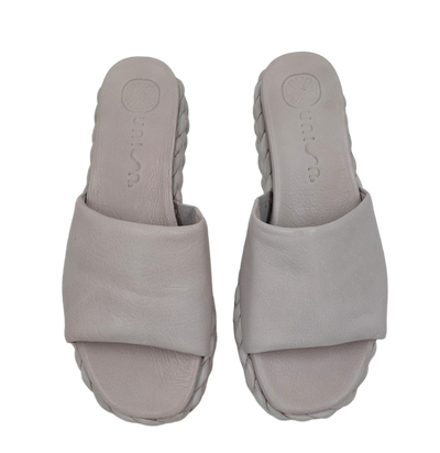 Unisa - Sandal With Plaited Block Heel Clay