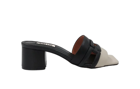 Bibi Lou - Holly Sandal Black/White - UNNA S