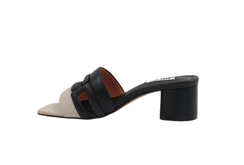 Bibi Lou - Holly Sandal Black/White - UNNA S