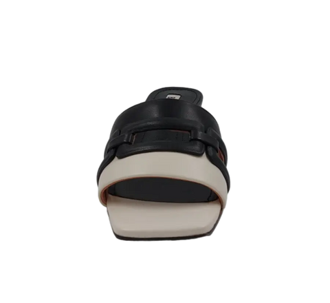 Bibi Lou - Holly Sandal Black/White - UNNA S