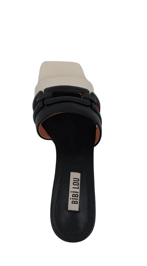 Bibi Lou - Holly Sandal Black/White - UNNA S