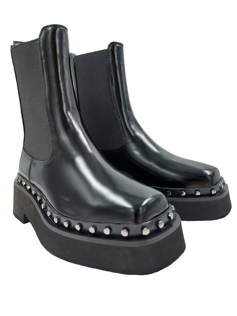 Noa Harmon - Sara Platform Ankle Boot Black - UNNA S