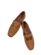 Bibi Lou Tina Loafer in Shiny Leather and Camel Brown