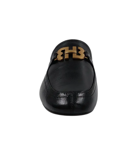 Bibi Lou Tina Loafer in Shiny Leather and Black Color