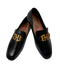 Bibi Lou Tina Loafer in Shiny Leather and Black Color