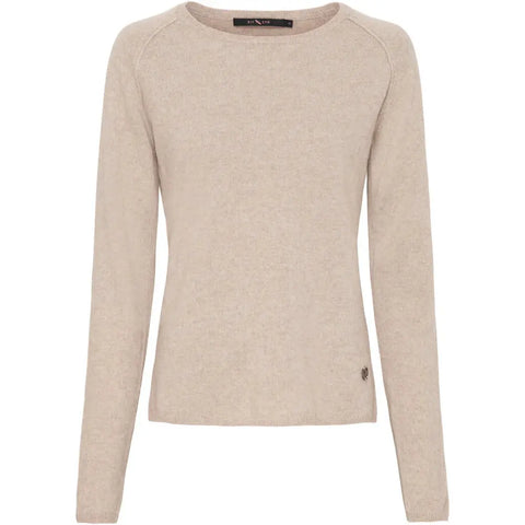 BTF•CPH - Cashmere-Merino Pullover Beige - UNNA S