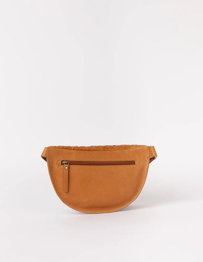 O My Bag - Ray Bumbag Cognac Woven Leather