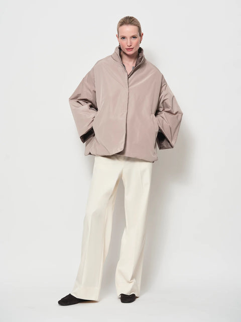 LaSalle - Lillian Reversible Jacket Beige/Brown