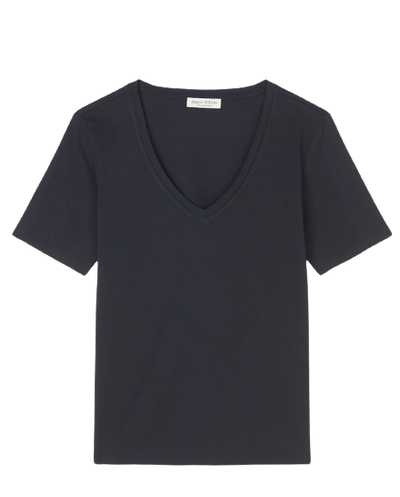 Marc O' Polo - V-neck T-Shirt Dark Navy