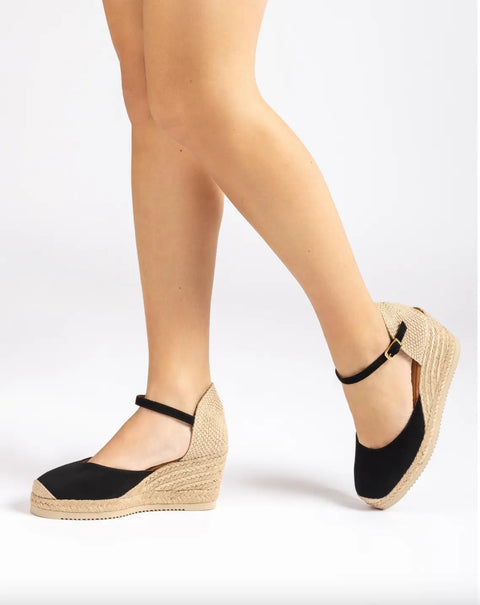 Unisa - Ana Espadrillo Black - UNNA S