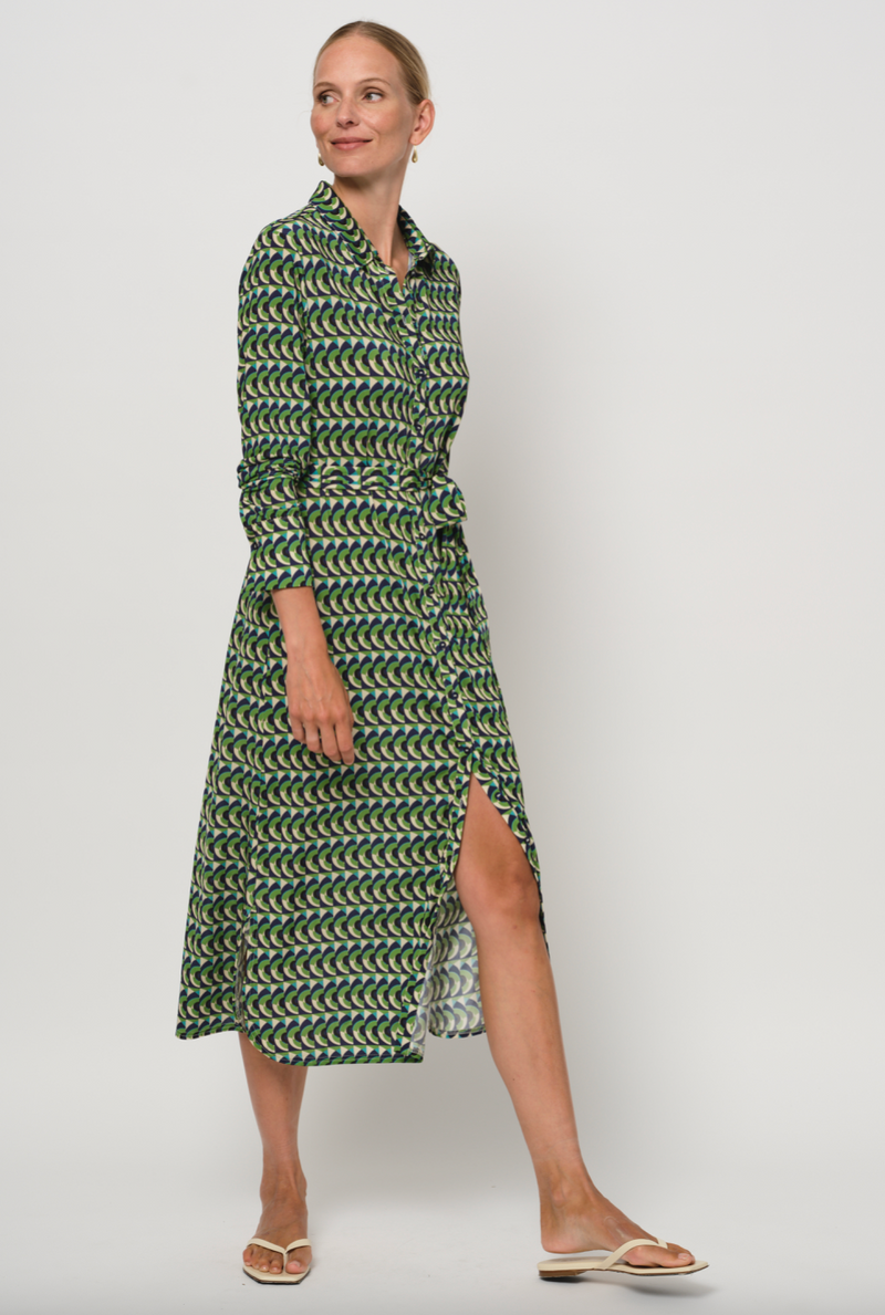 LaSalle - Emy Shirt Dress Green