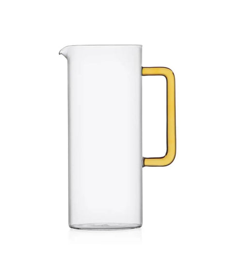 Ichendorf Milano - Tube Jug With Yellow Handle - UNNA S