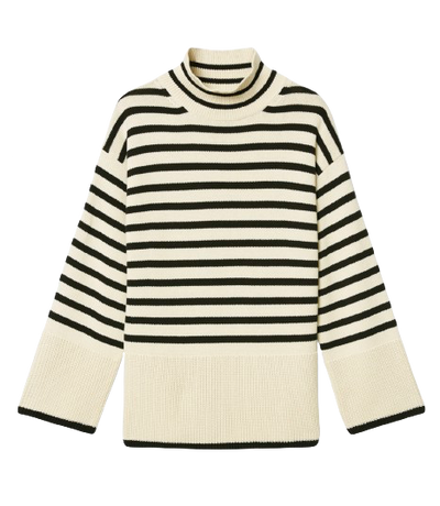 Marc O' Polo- Oversized Striped Knit Sweater Multi / Chalky Sand