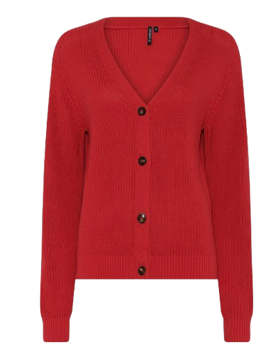 Soulmate - Helle Knitted Cardigan Red