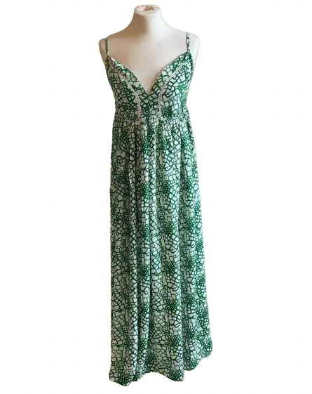Erfurt Luxury - Strap Dress Green - UNNA S