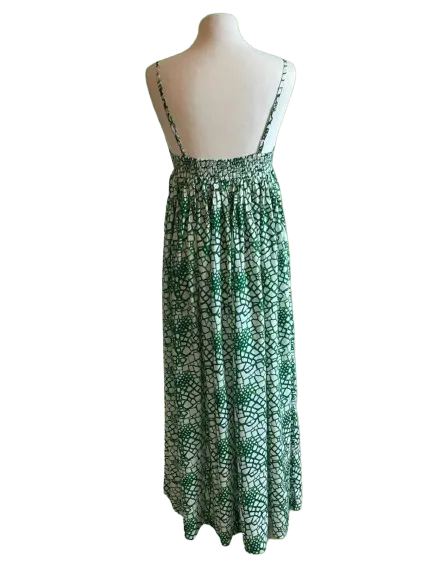 Erfurt Luxury - Strap Dress Green - UNNA S