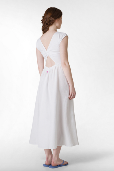 Deha - Linen Long Dress White