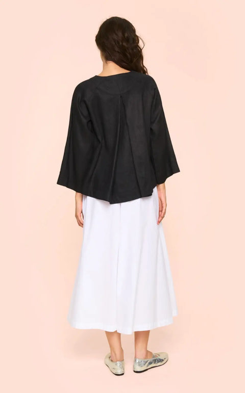 Bitte Kai Rand - Linen Shirt Black - UNNA S