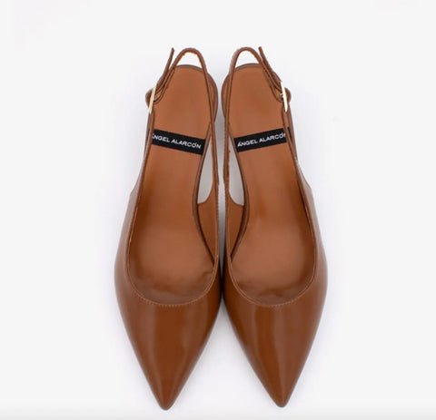 Ángel Alarcón - Paloma Slingback Caramel - UNNA S