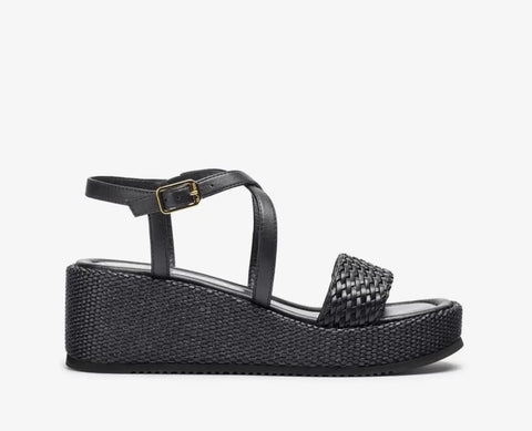 Unisa - Itzel Platform Sandal Black - UNNA S
