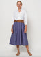 LaSalle - Liv Wrap Dress White/Violet - UNNA S