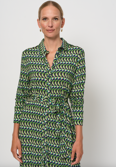 LaSalle - Emy Shirt Dress Green