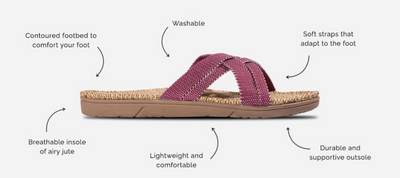 Shangies By Stilov - Shan Sandal Dusty Purple