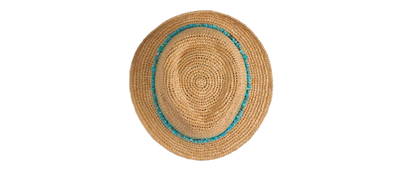 Wallaroo Hat Company - Tahiti Cowboy Natural/Turquioise