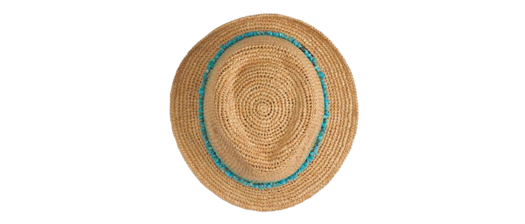 Wallaroo Hat Company - Tahiti Cowboy Natural/Turquioise