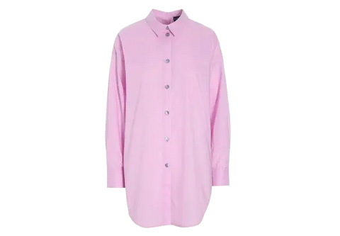 Bitte Kai Rand - Cotton Shirt With Back Fastening Pink - UNNA S