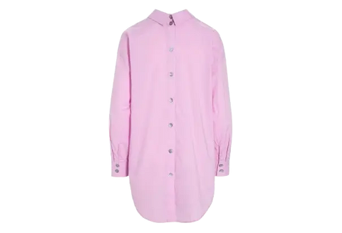 Bitte Kai Rand - Cotton Shirt With Back Fastening Pink - UNNA S