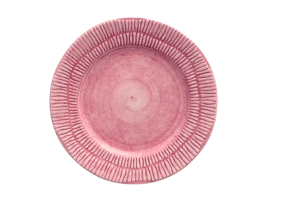 Mateus Collection - Stripes Plate Pink
