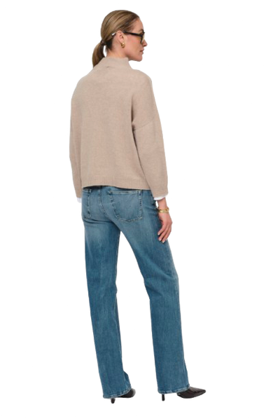 Lasa - Short Sleeve Sweater Camel