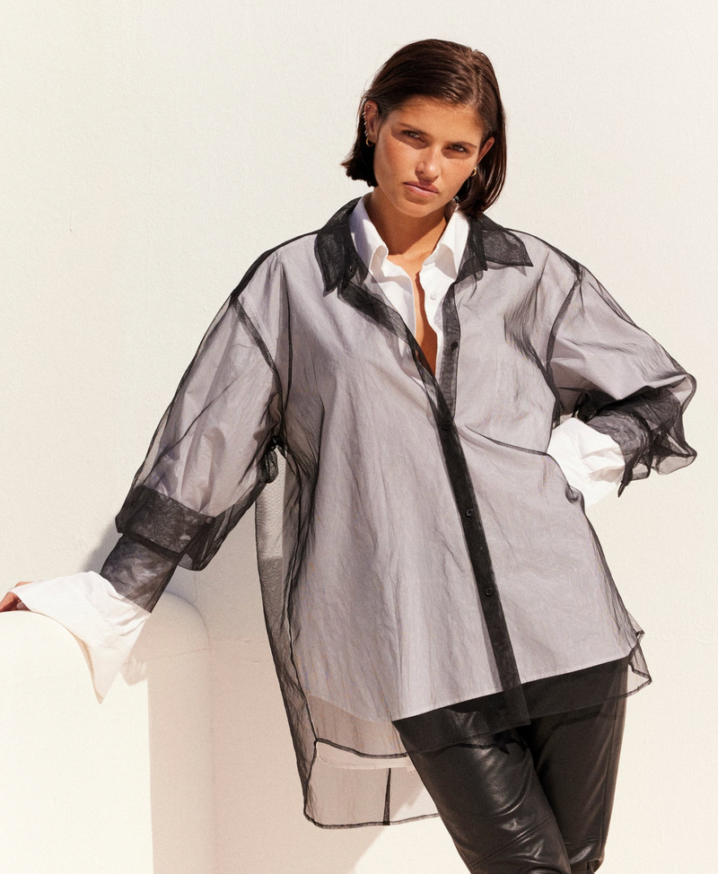Mes Demoiselles Paris –  Vespera Shirt Black/White