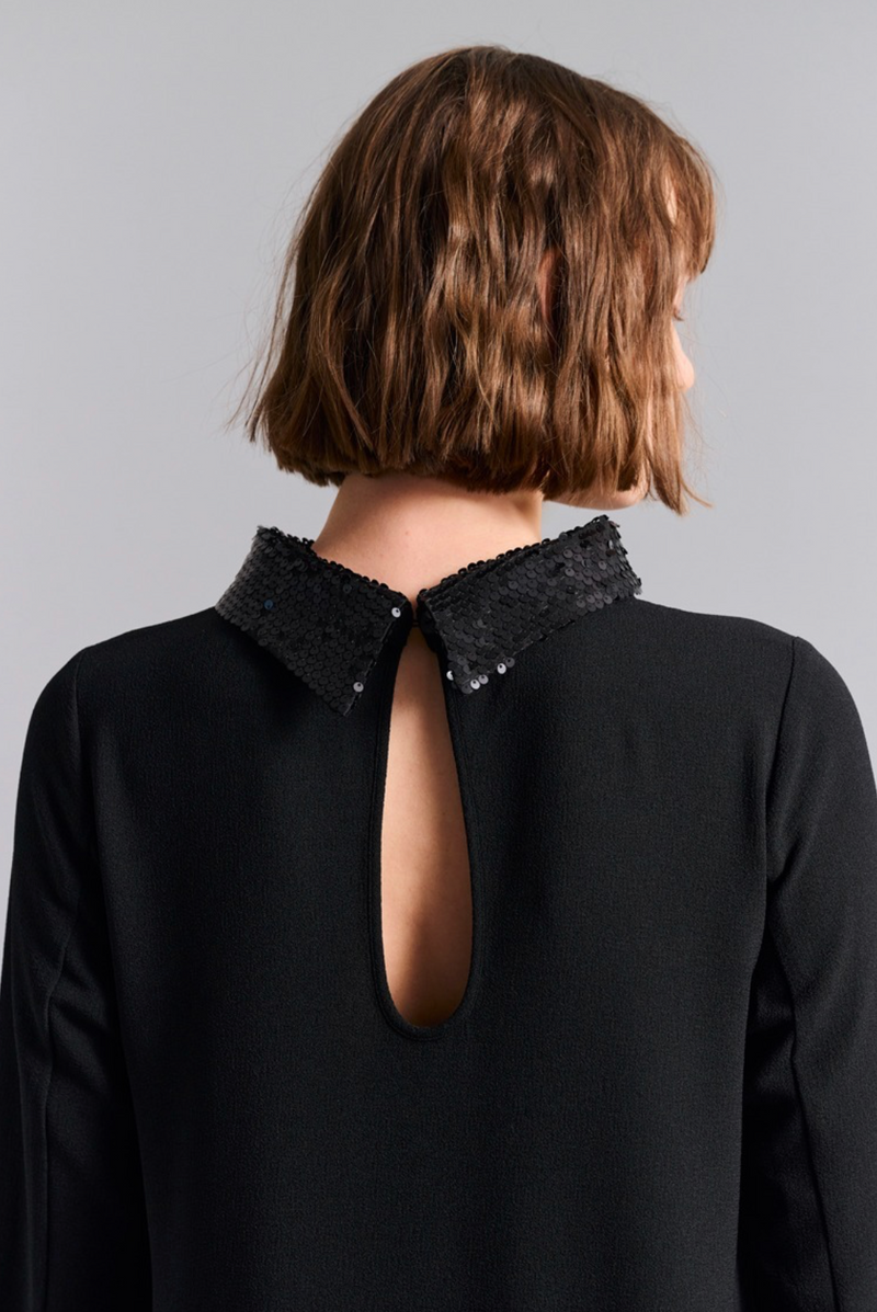 Bitte Kai Rand - Nima Crepe Dress Black