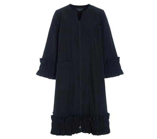 Bitte Kai Rand - Poplin Dress With Ruffles Black